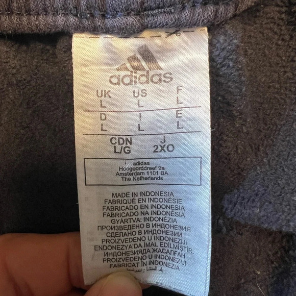 Adidas essential 3 stripe men’s joggers. Size large. - Picture 2 of 6